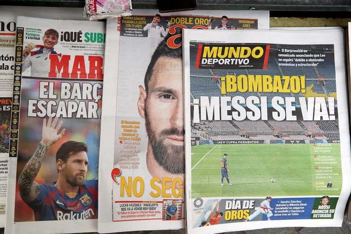 Messi's exit sends shockwave through Barcelona