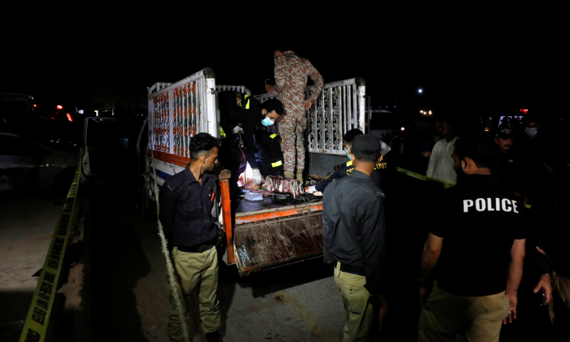 At least 13 killed in a grenade attack on mini truck in Karachi