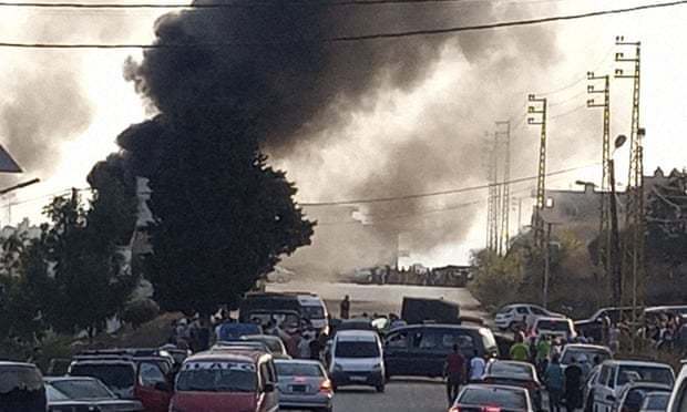 Lebanon fuel tank explosion kills 20, overwhelms hospitals