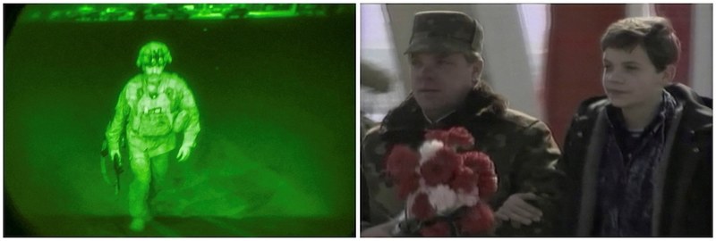 Leaving Afghanistan, U.S. general's ghostly image books place in history