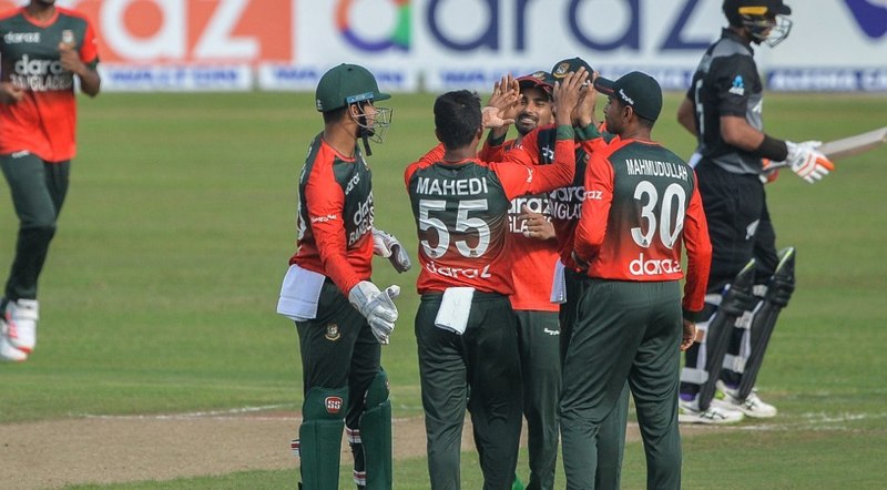 Bowlers help Bangladesh claim first T20 win over New Zealand