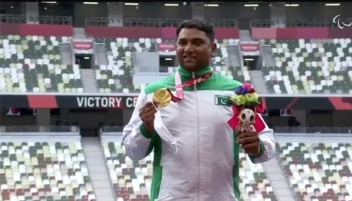 Haider Ali becomes first Pakistani to win gold at Tokyo Paralympics