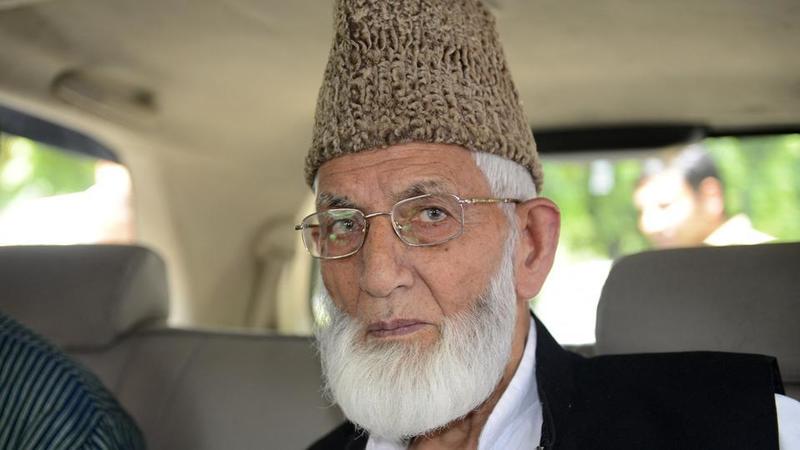 Indian forces register case against Gilani's family under anti-terror law