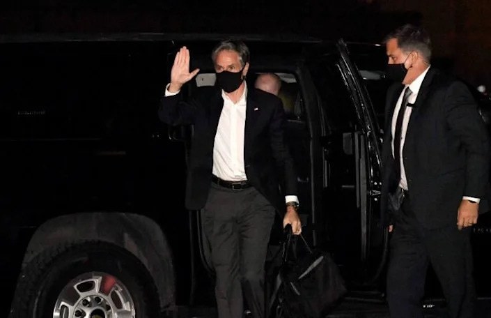 Blinken heads to Qatar on Afghan crisis mission