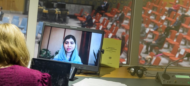 Malala calls on UN to push to keep girls in schools in Afghanistan