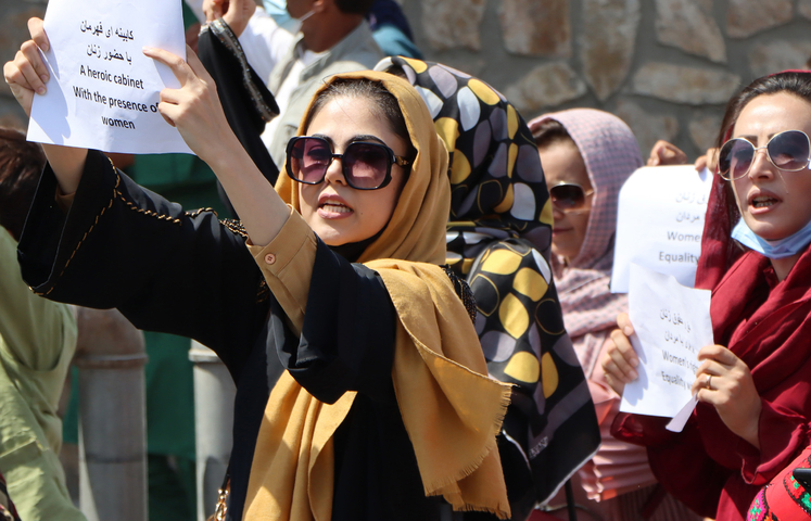 Women are at the forefront of protests against the Taliban