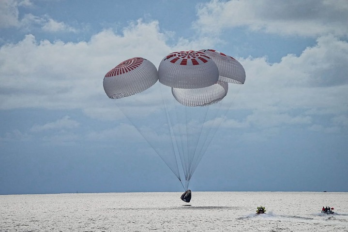 SpaceX capsule with world's first all-civilian orbital crew returns safely