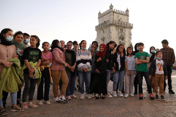 Afghan girls' soccer squad find new home in Ronaldo's Portugal