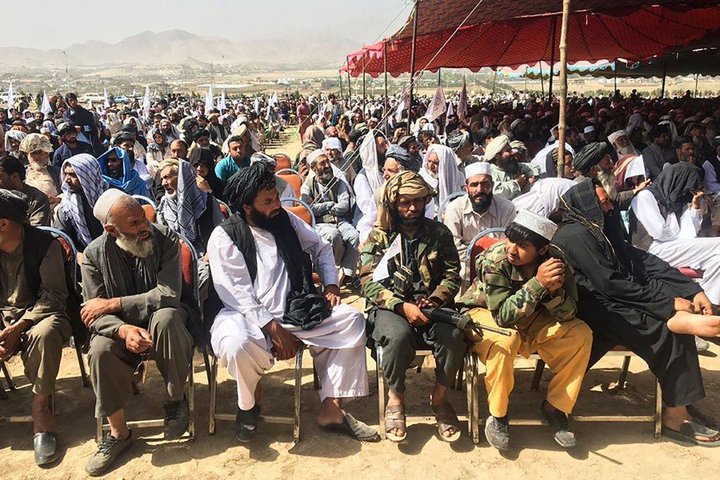 Taliban hold victory rally outside Kabul as they consolidate rule