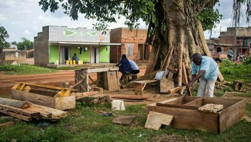 Ugandan teachers turn coffin-makers after schools shut
