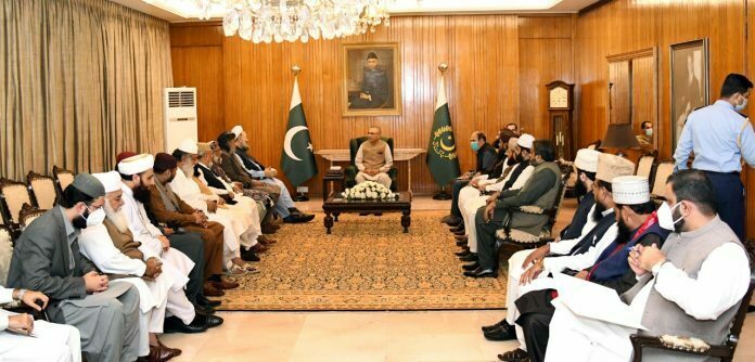 President seeks Ulema&rsquo;s role to end ongoing TLP protest