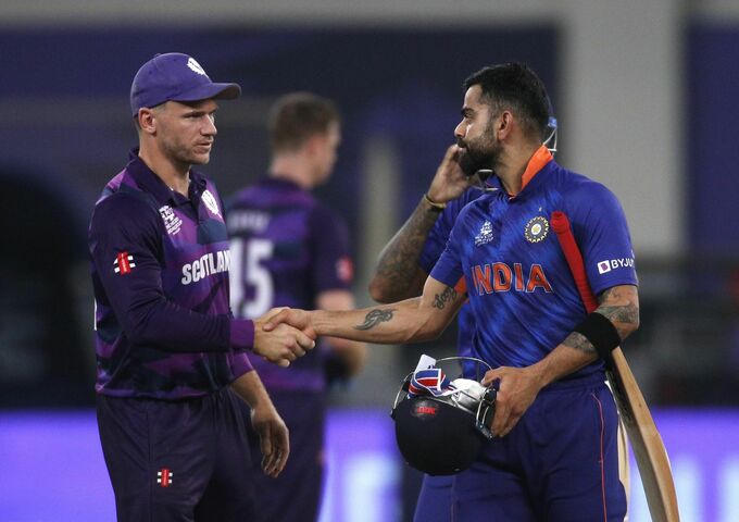 India blitz Scotland to keep alive faint semi-final hopes
