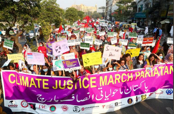 &lsquo;Climate Justice March&rsquo; held in Lahore; demonstrators demand control of pollution