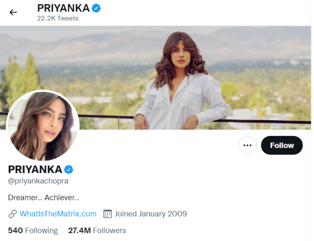 Do we know why Priyanka dropped husband's name from her social handles?