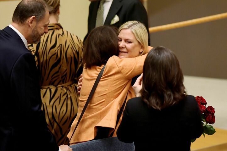 Sweden's first female prime minister resigns on day one