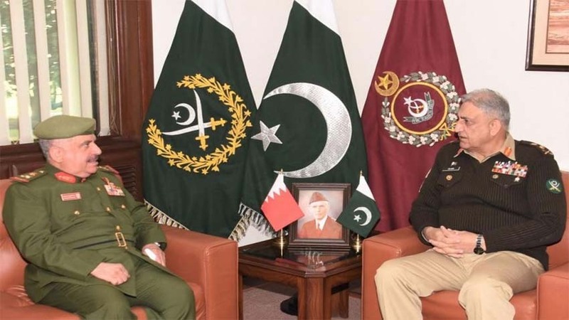 Chief of Staff Bahrain National Guard, COAS Bajwa discuss Afghan situation