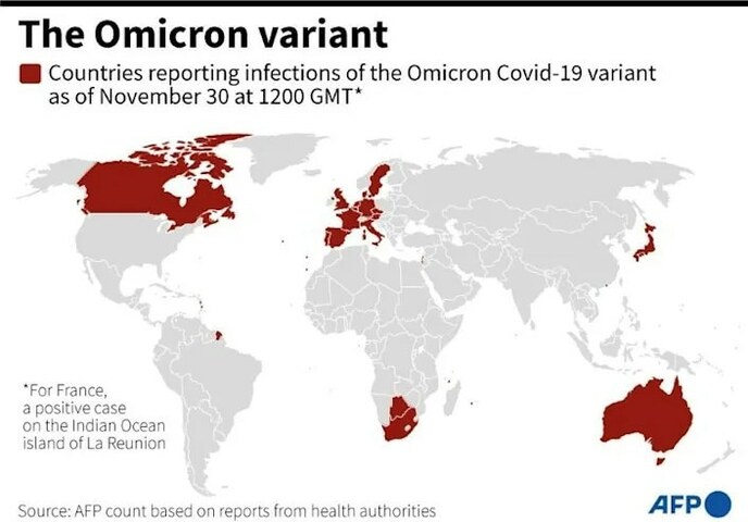 Omicron in Europe before S Africa reported first cases