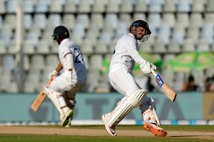 India in command despite New Zealand spinner Ajaz's rare feat