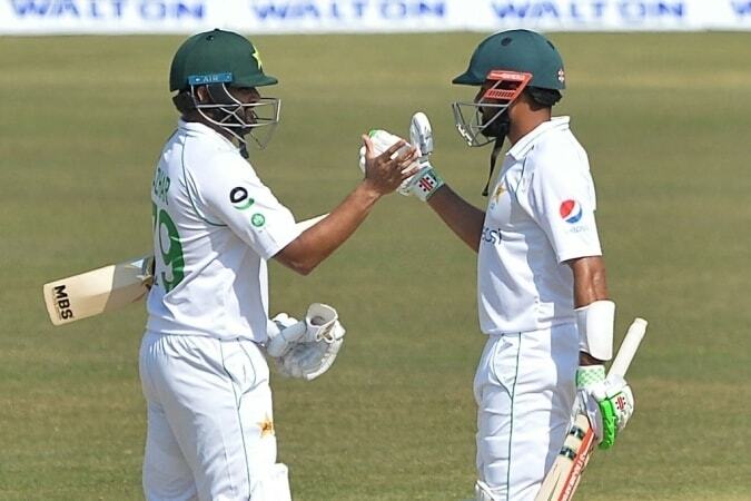 Babar steadies Pakistan with unbeaten fifty against Bangladesh