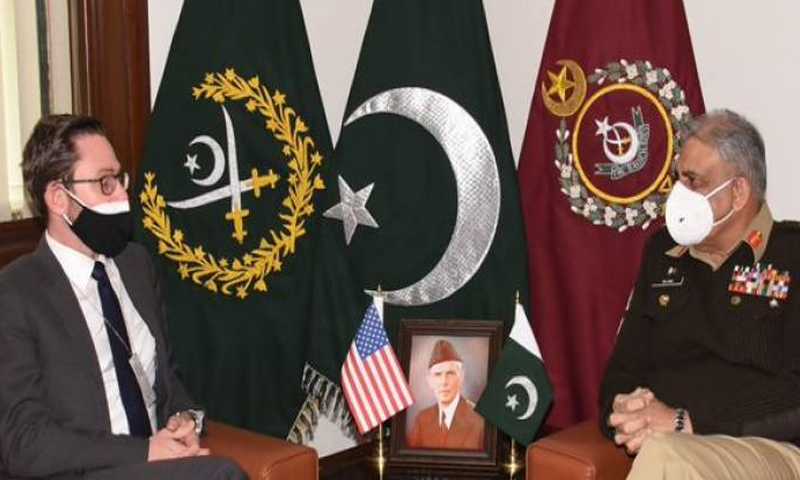 General Bajwa meets US Afghan rep