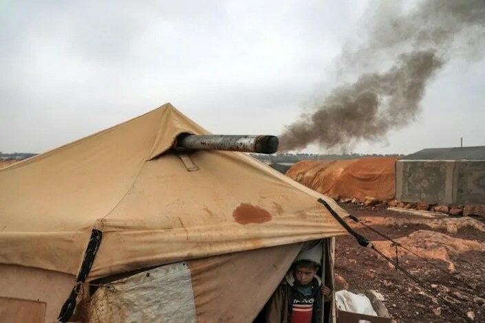 'My children are cold': brutal winter hits Syria camps
