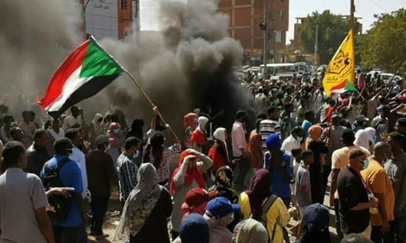 Three killed in Sudan as thousands protest against military