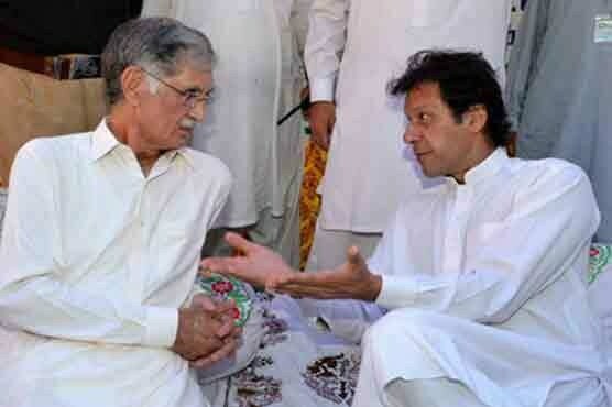 PM Imran threatens resignation at PTI meeting over Pervez Khattak's criticism: sources