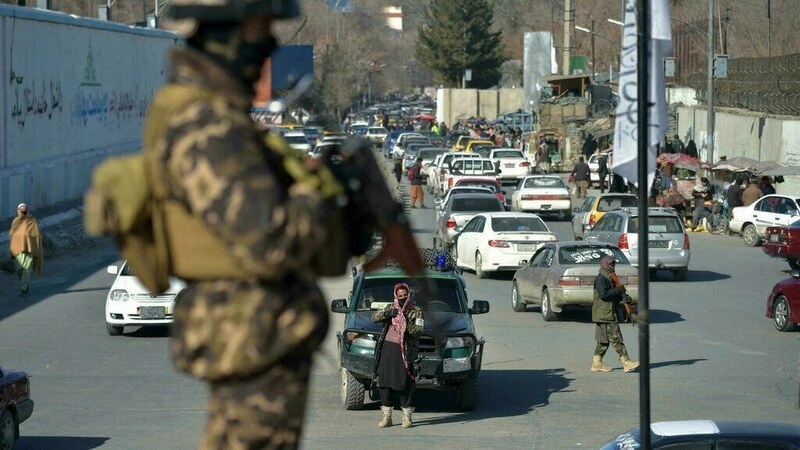 Afghan women rally at Taliban approved protest