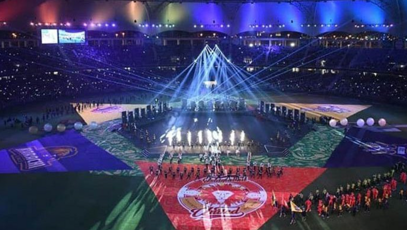 Ball for first match descends from the sky as PSL 2022 opens in style