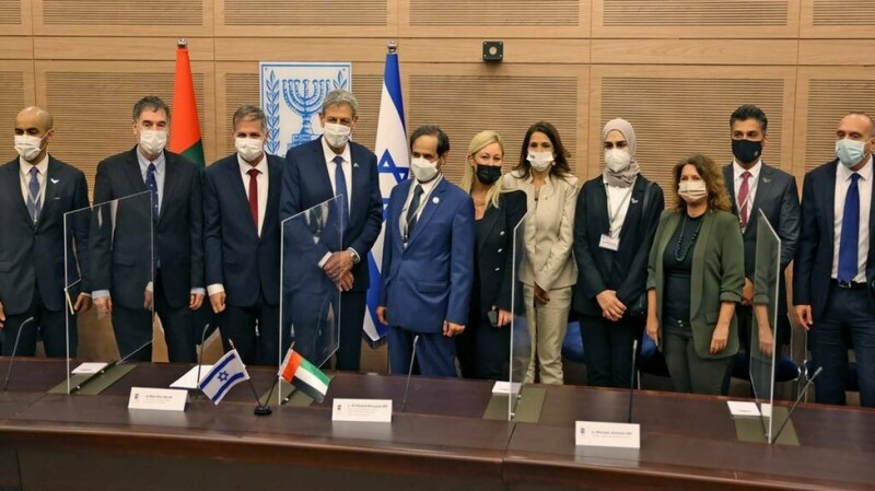 First UAE National Council delegation visits Israeli parliament