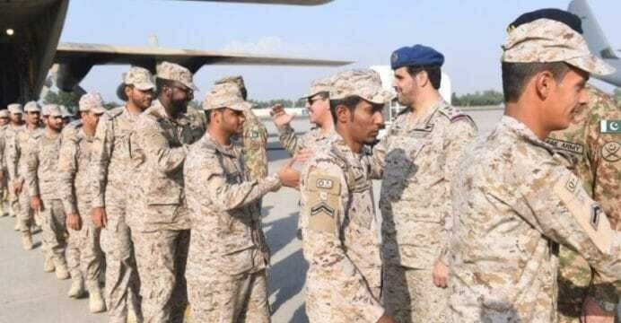 Saudi Arabia troops arrive in Pakistan for two months training: ISPR