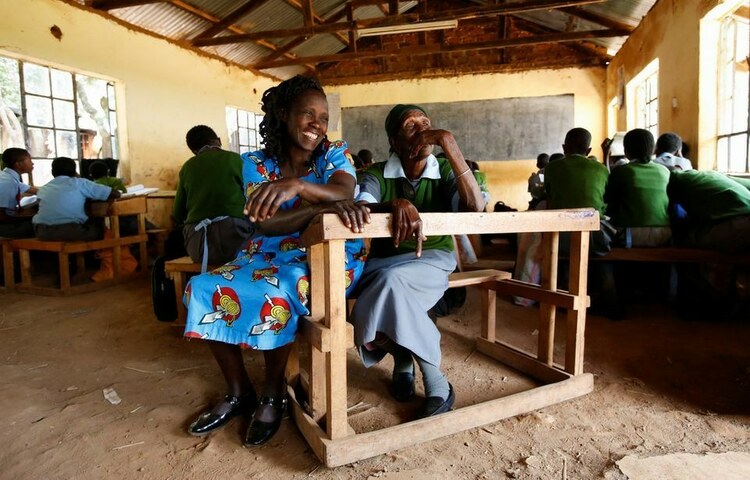 Back in school at 98, Kenyan woman sets example for next generation