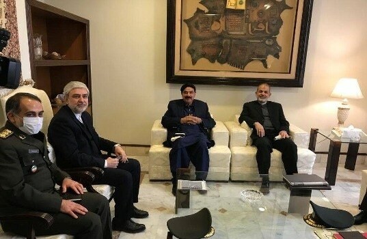 Iranian Interior Minister Ahmed Vahidi arrives in Pakistan