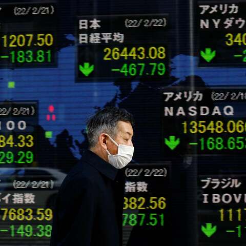 Stocks dive, oil surges as Russia attacks Ukraine