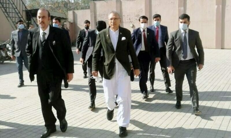 Alvi seeks end to presidential immunity in PTV, parliament attack case