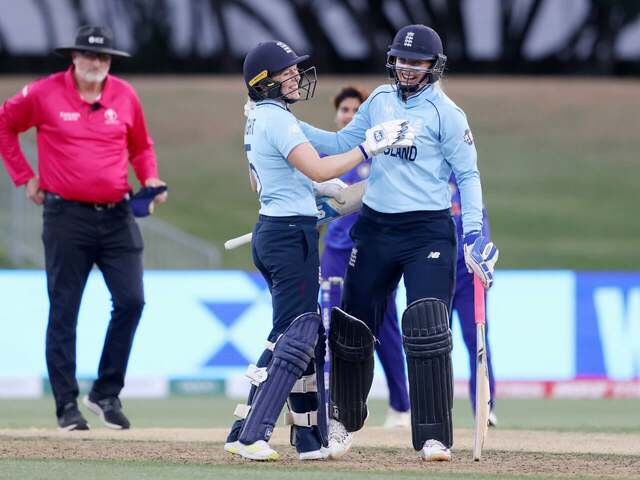 'Scrappy' England beat India to keep World Cup hopes alive