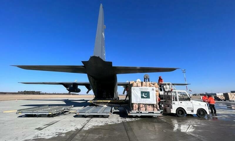 Pakistan&rsquo;s emergency aid for Ukraine reaches Poland