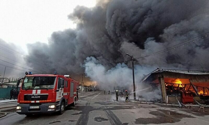 Russian missiles strike Lviv