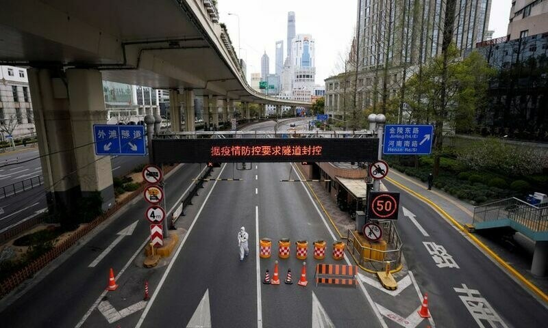 Half of Shanghai in lockdown to curb Covid-19 outbreak