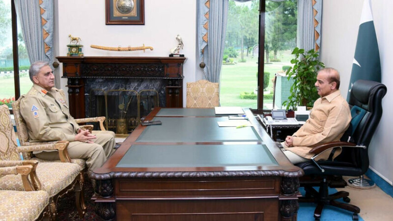 COAS Bajwa calls on PM Shehbaz, discusses matters pertaining to national security