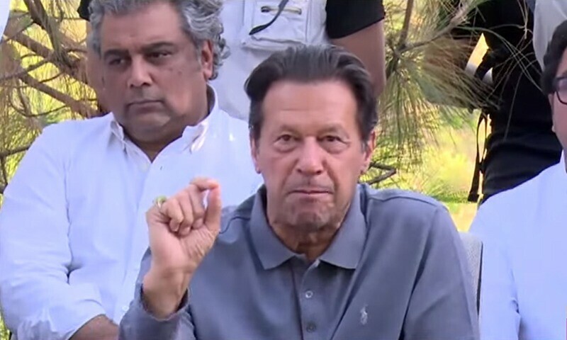 Sticking to his guns: Imran says NSC statement vindicates "foreign conspiracy" stance