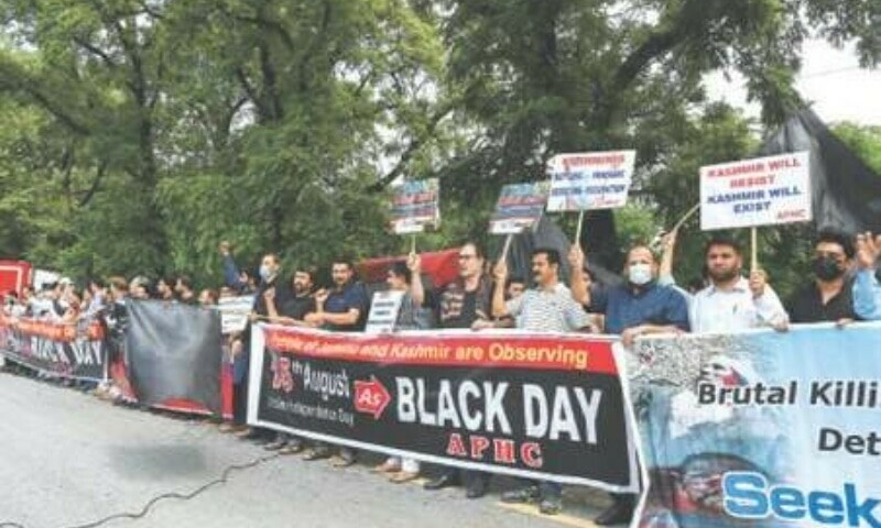 Narendra Modi&rsquo;s visit to Kashmir marked as black day