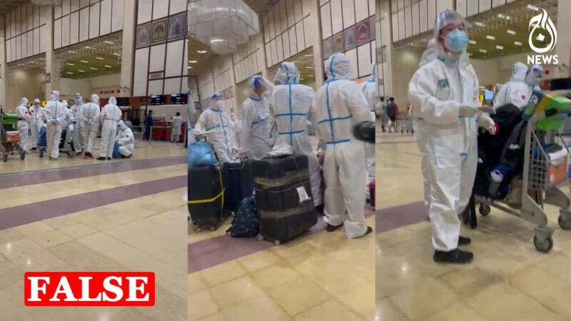 Fact check: Viral video of Chinese fleeing Pakistan