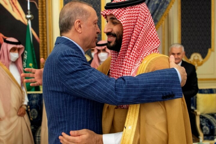 Turkish president meets Saudi leaders in first visit since Khashoggi killing