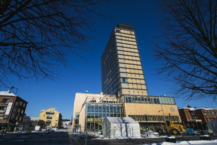 In Scandinavia, wooden buildings reach new heights