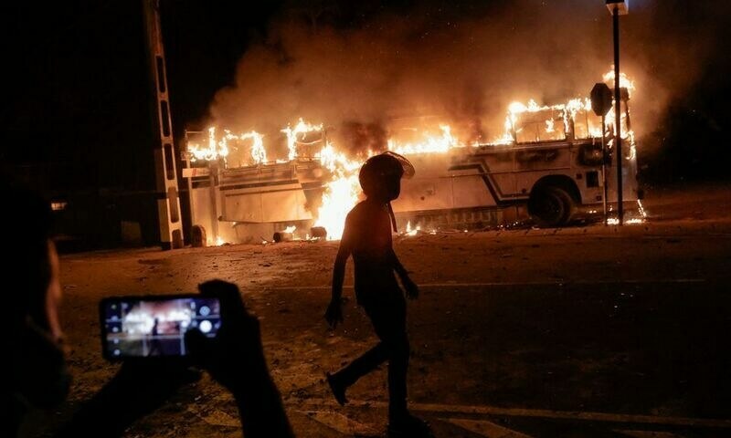 Sri Lanka declares emergency after violent protests over economic crisis