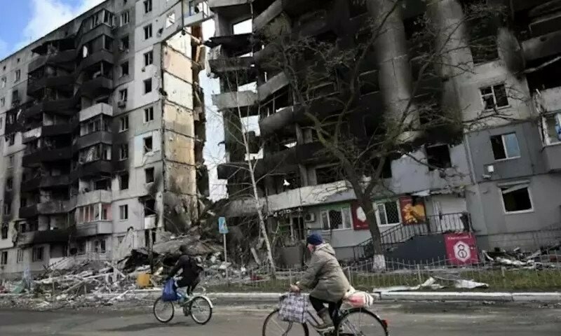 North of Kyiv, a ruined town emerges after Russia leaves