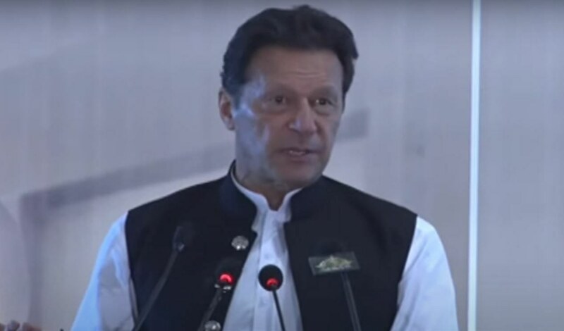 PM Imran addresses Shaukat Khanum fundraiser as NA meets for no-trust vote