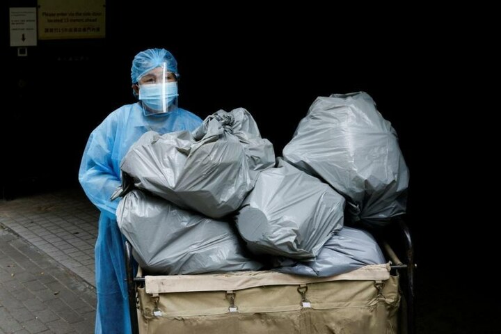 Hong Kong zero-COVID policies create mountains of plastic waste