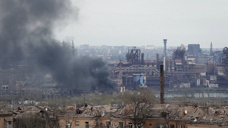 Ukraine leader appeals for truce to dig out civilians trapped under Mariupol steel plant
